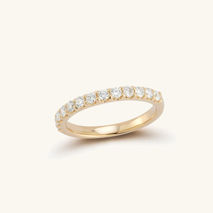 0.50ct Diamond Half Round Ring