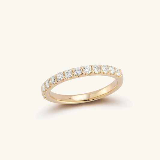 0.50ct Diamond Half Round Ring