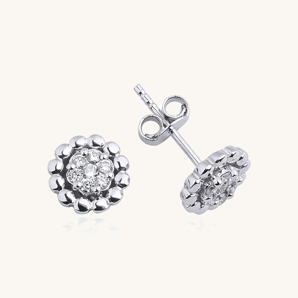 0.24 Carat Design Diamond Earring