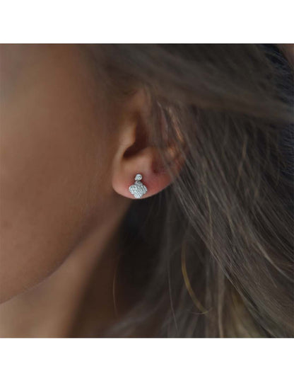 Clover Diamond Earring