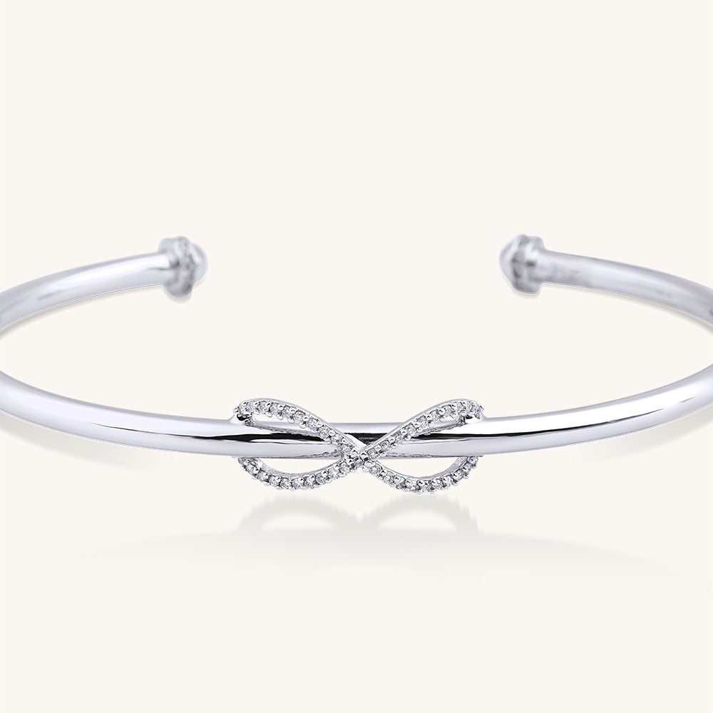 0.28 Carat Infinity Diamond Bracelet