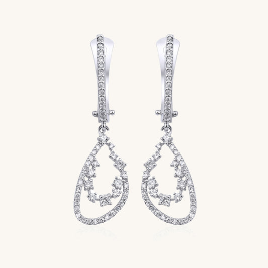 0.47 Carat Design Diamond Earring