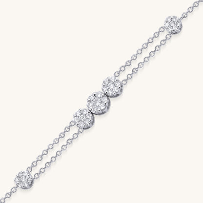 0.68 Carat Design Diamond Bracelet