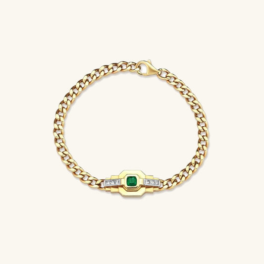 1.20ct Emerald Diamond Bracelet