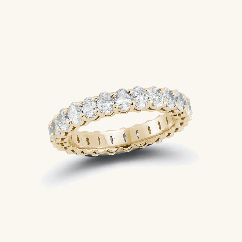 2.20ct Oval Diamond Eternity Ring