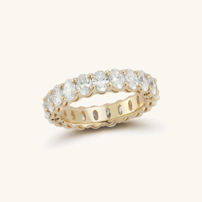 3.10ct Oval Diamond Eternity Ring