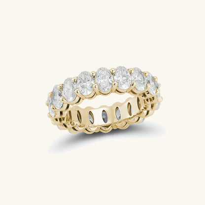 4.25ct Oval Diamond Eternity Ring