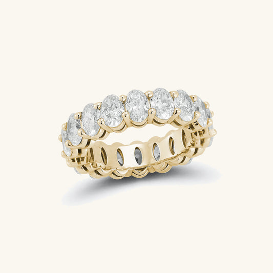 4.80ct Oval Diamond Eternity Ring