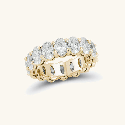 6.00ct Oval Diamond Eternity Ring