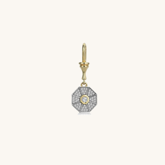 Octagonal Diamond Pendant