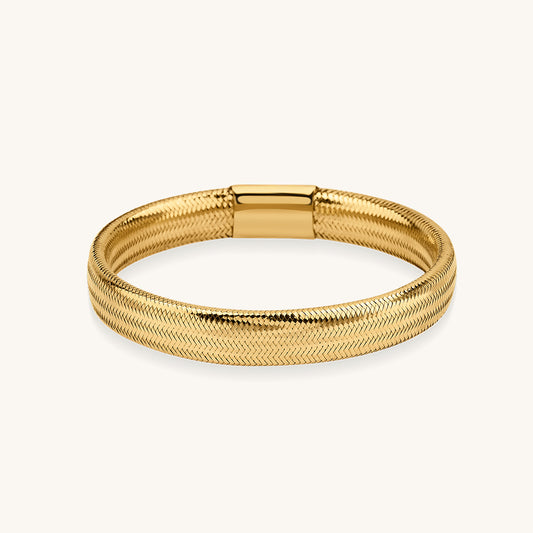 Bold Yellow Flex Gold Bracelet