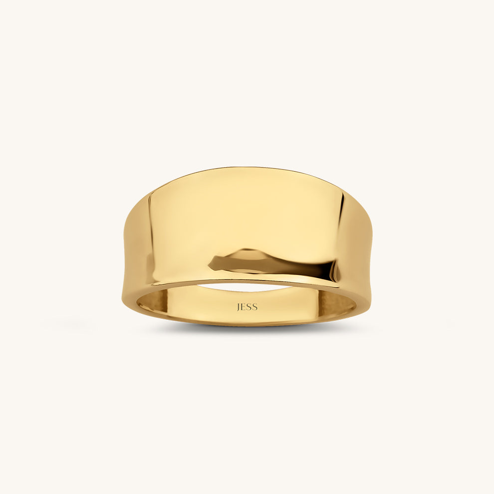 Large Bold Gold Ring