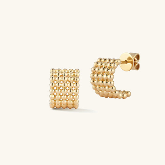 Ball Gold Earring