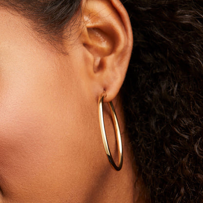 Big Hoop Gold Earring