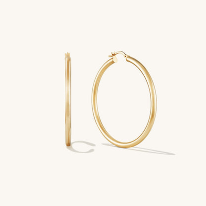 Big Hoop Gold Earring