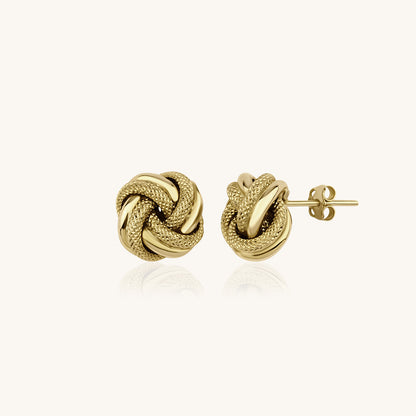 Knot Gold Earring