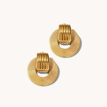 Fancy Gold Earring