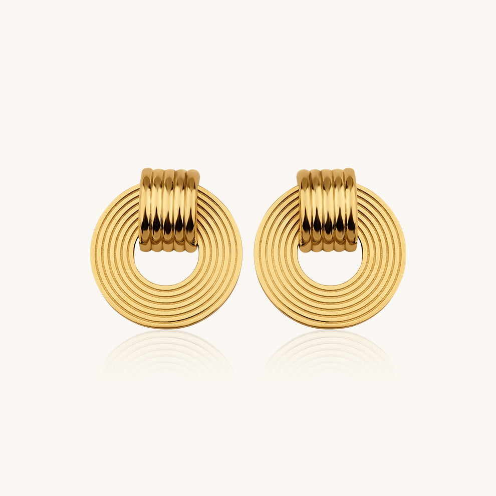 Fancy Gold Earring