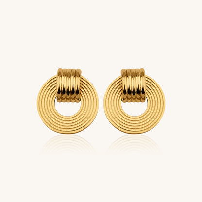 Fancy Gold Earring