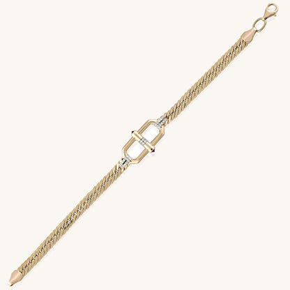 Wicker Diamond Bracelet