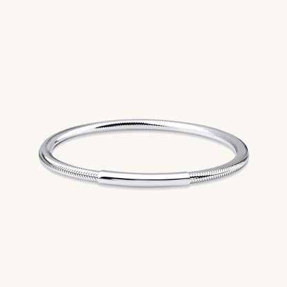 Thin Plate Flex Gold Bracelet