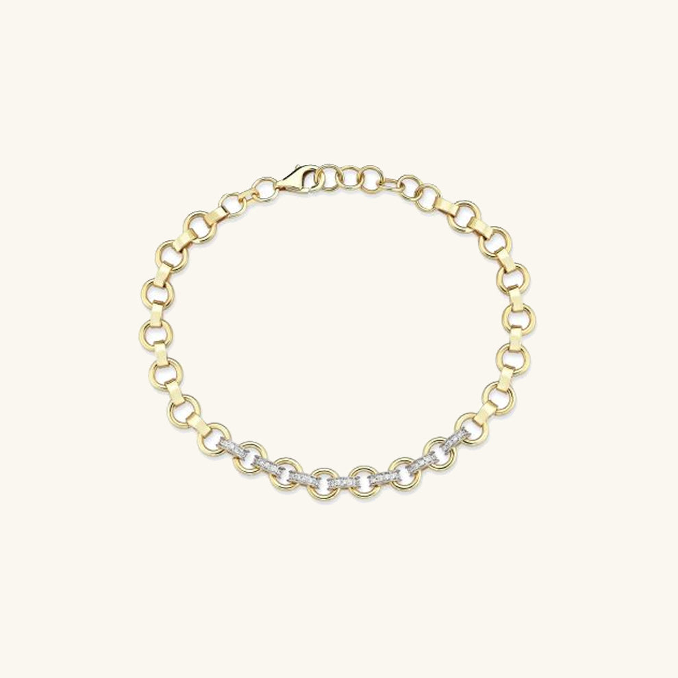 Cuba Diamond Chain Bracelet