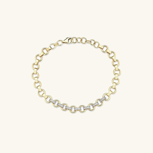 Cuba Diamond Chain Bracelet