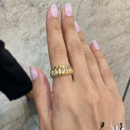 Large Chain Gold Ring