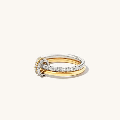 Loop Double Diamond Ring