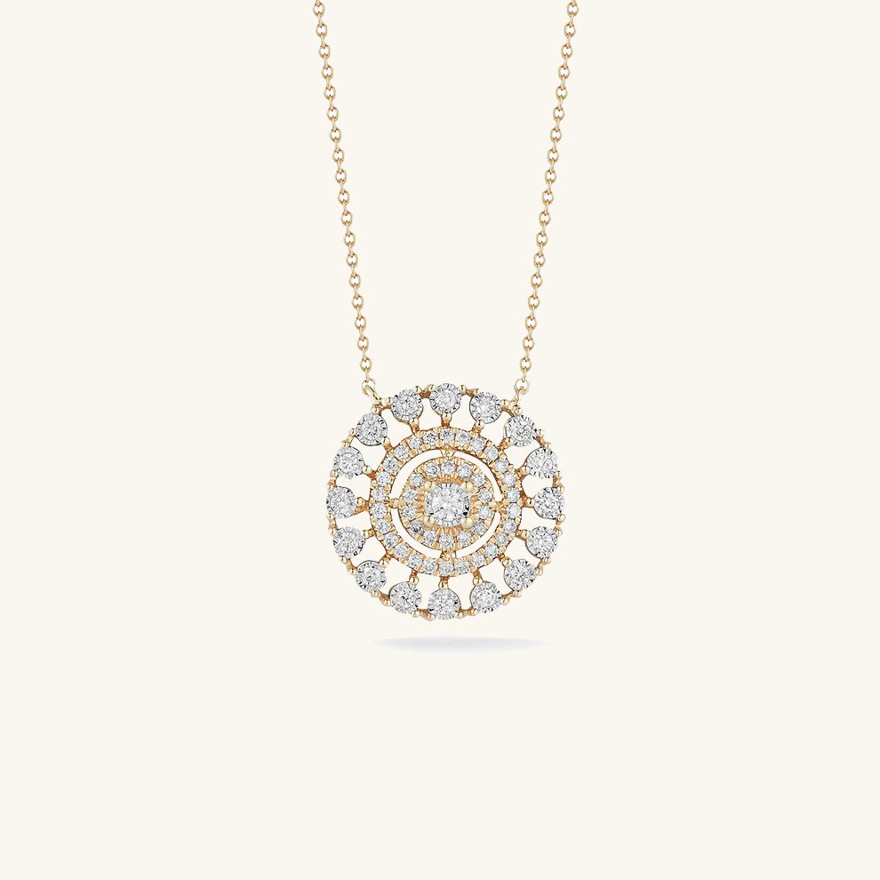 Medallion Diamond Necklace