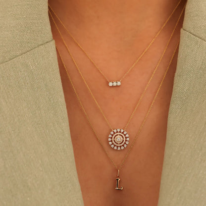 Medallion Diamond Necklace