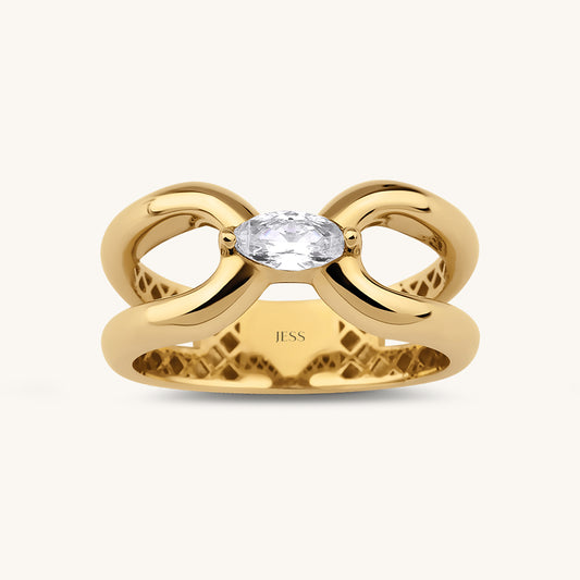 Marquise Gold Ring