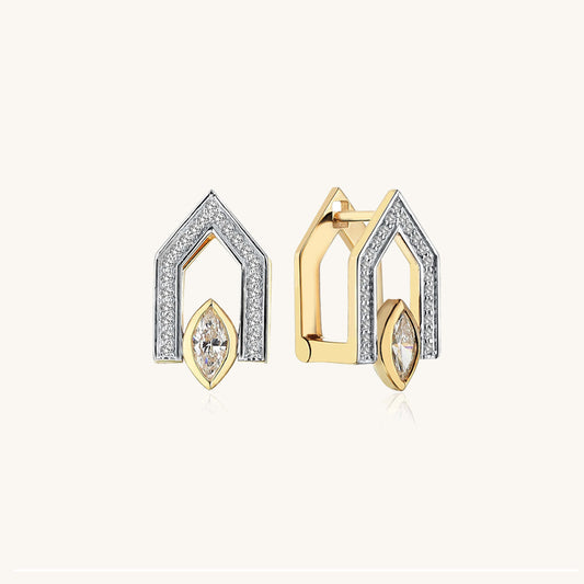 Marquise Diamond Earring