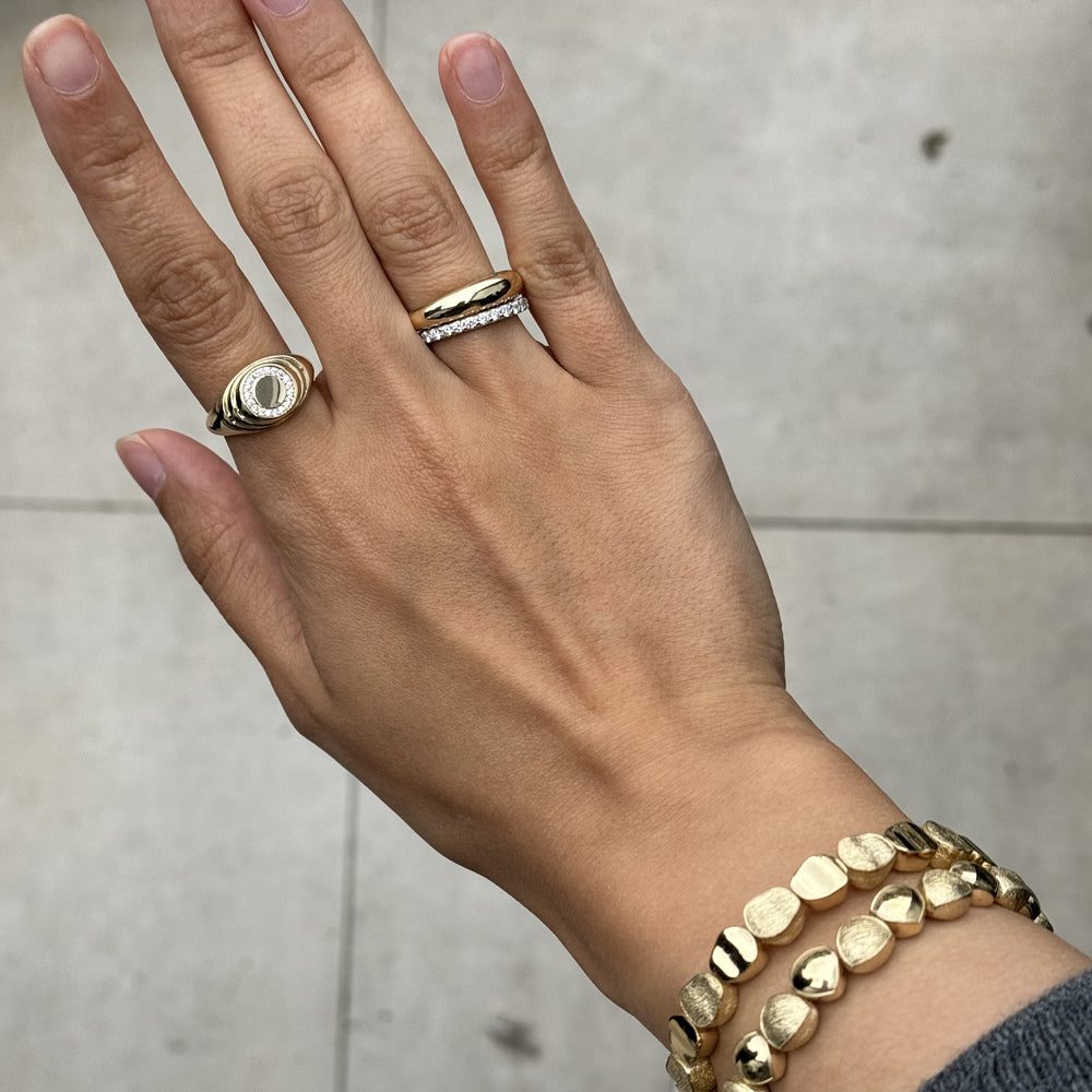 Medium Bold Gold Ring