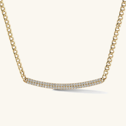 Diamond Gourmet Chain Necklace