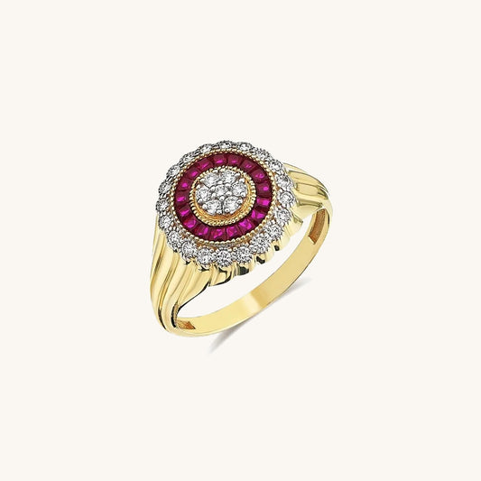 Ruby Diamond Ring