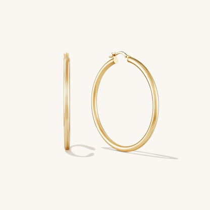 Medium Hoop Gold Earring