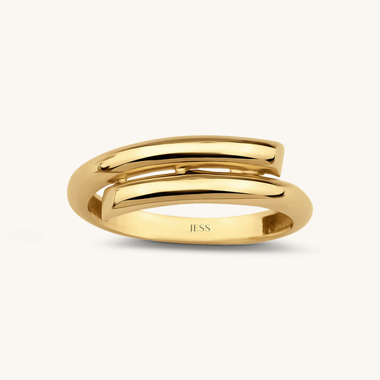 Gold Strip Ring