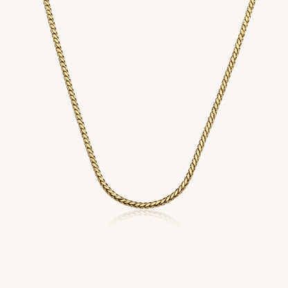 Spike Chain Gold Necklace