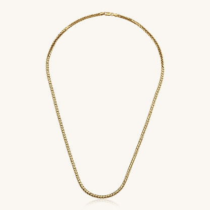 Spike Chain Gold Necklace