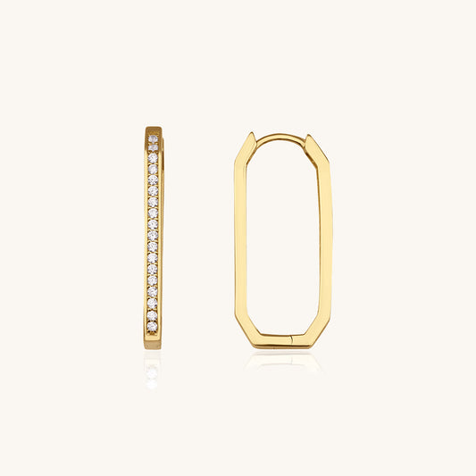 Waterway Gold Earring