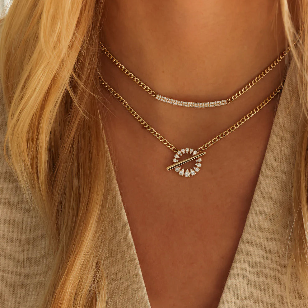 Toggle Gourmet Diamond Necklace