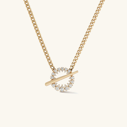 Toggle Gourmet Diamond Necklace