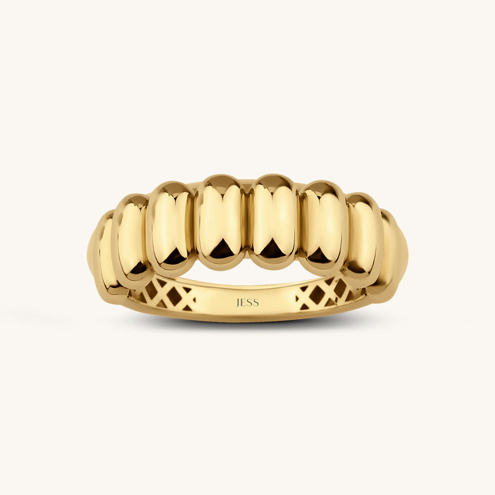 Tube Gold Ring