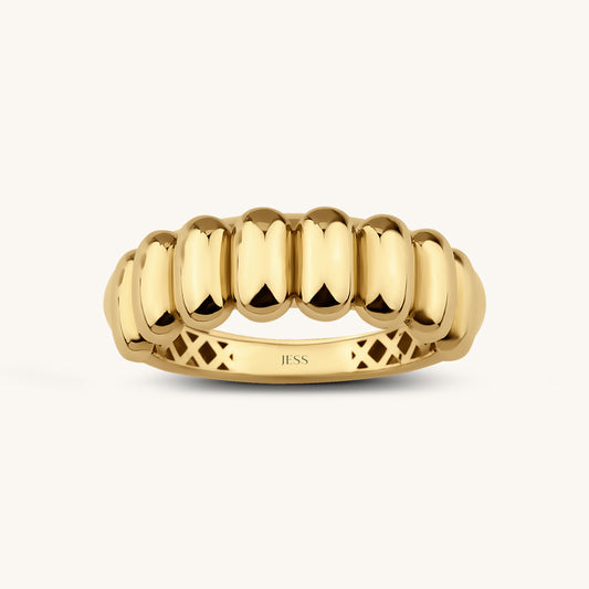 Tube Gold Ring