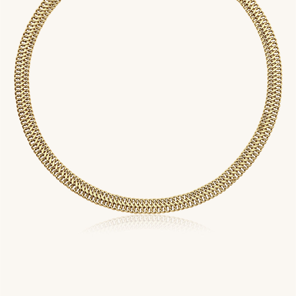 Vienna Chain Gold Necklace