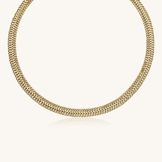 Vienna Chain Gold Necklace