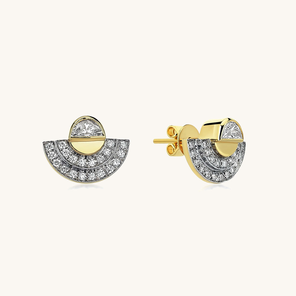 Fan Diamond Earrings